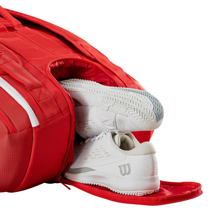 Maleta Wilson Super Tour Rojo 15R - Tennis Boutique México