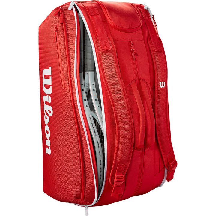 Maleta Wilson Super Tour Rojo 15R - Tennis Boutique México