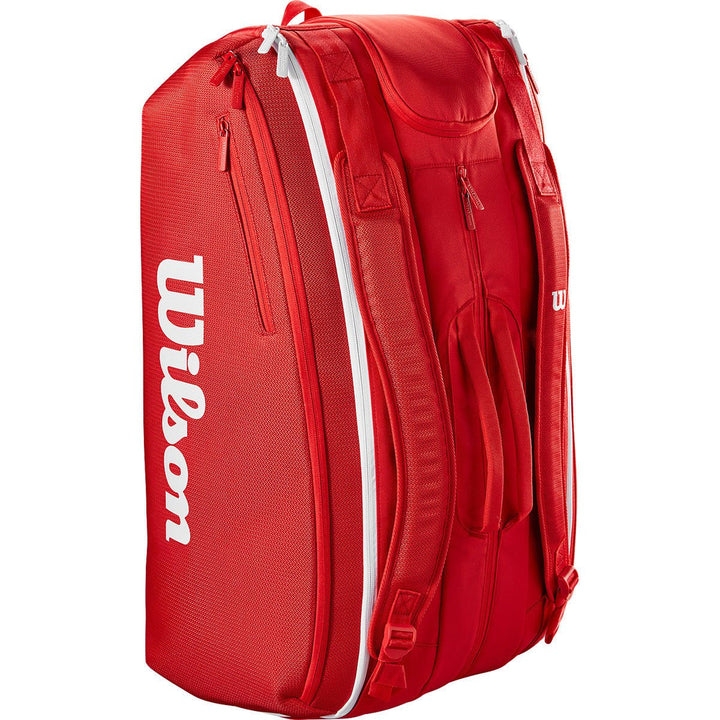Maleta Wilson Super Tour Rojo 15R - Tennis Boutique México
