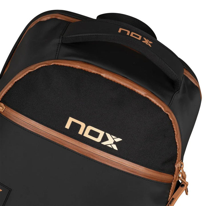 MOCHILA NOX OPEN SERIES BLACK/BROWN - Tennis Boutique México