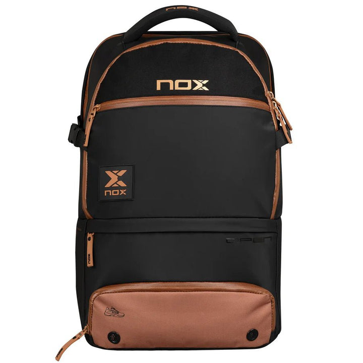 MOCHILA NOX OPEN SERIES BLACK/BROWN - Tennis Boutique México