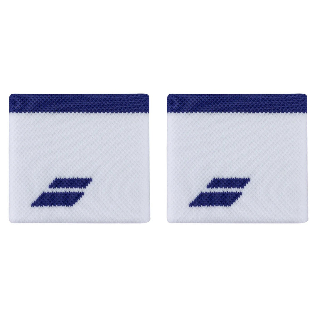 Muñequera Babolat Blanco/Azul - Tennis Boutique México