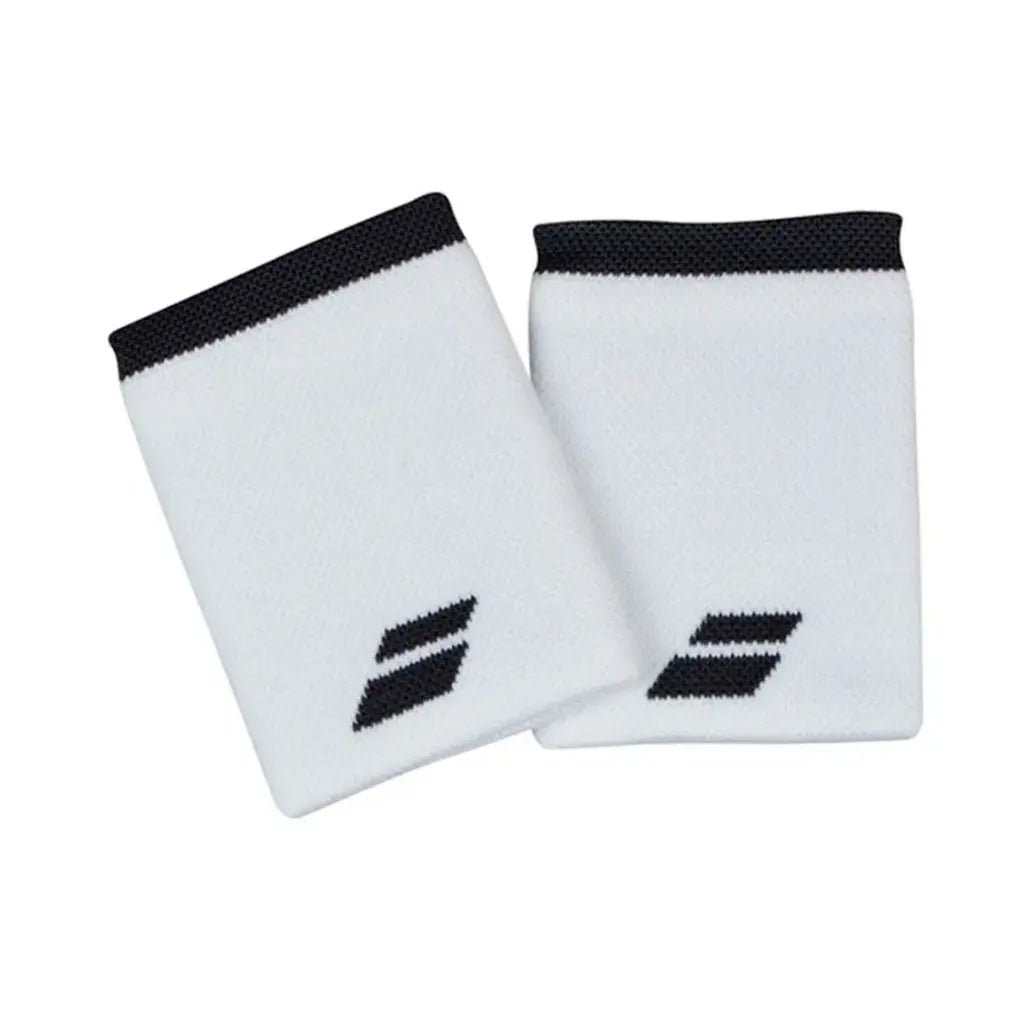 Muñequera Babolat Blanco/Negro - Tennis Boutique México