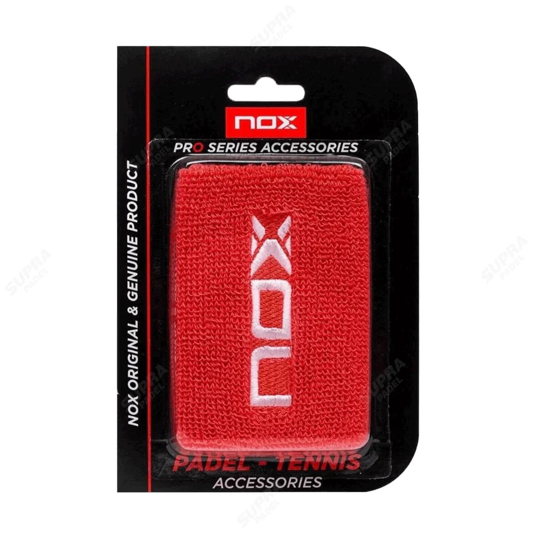 Muñequera NOX Rojo - Tennis Boutique México