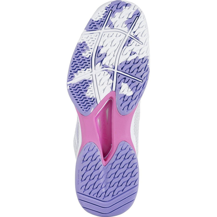Babolat Jet Tere Blanco/Morado - Tennis Boutique México