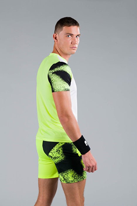 Playera Hydrogen Bicolor Spray Tech Amarillo - Tennis Boutique México