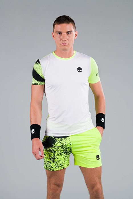 Playera Hydrogen Bicolor Spray Tech Amarillo - Tennis Boutique México