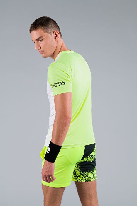 Playera Hydrogen Bicolor Spray Tech Amarillo - Tennis Boutique México