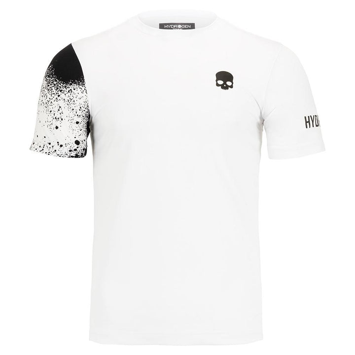 Playera Hydrogen Bicolor Spray Tech Blanco - Tennis Boutique México