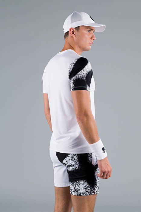 Playera Hydrogen Bicolor Spray Tech Blanco - Tennis Boutique México