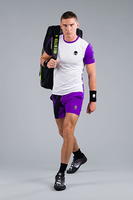 Playera Hydrogen Bicolor Spray Tech Morado - Tennis Boutique México