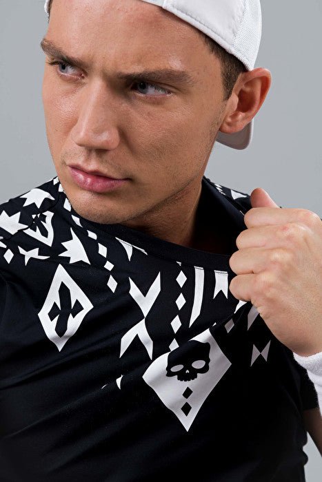 Playera Hydrogen Tribal Negro - Tennis Boutique México
