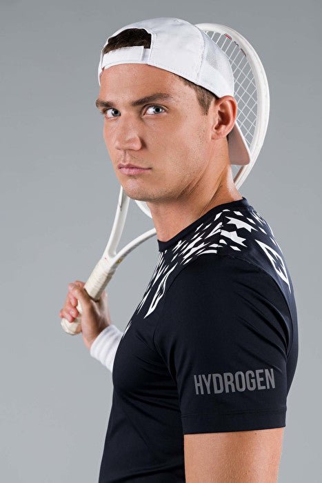 Playera Hydrogen Tribal Negro - Tennis Boutique México