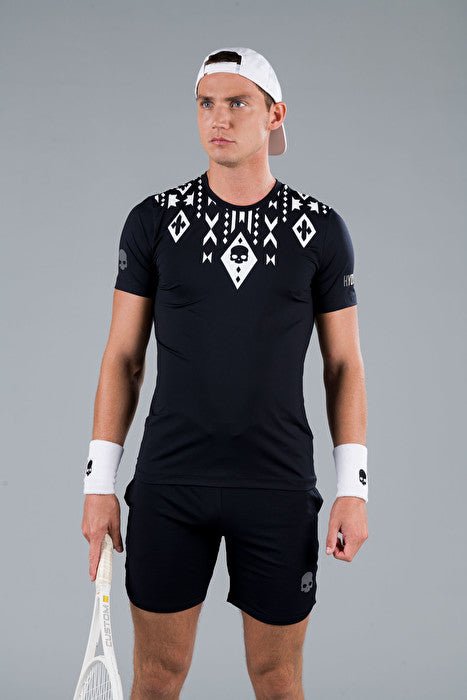 Playera Hydrogen Tribal Negro - Tennis Boutique México