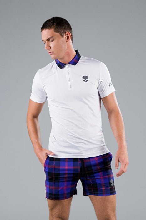 Polo Hydrogen Tartan Morada - Tennis Boutique México