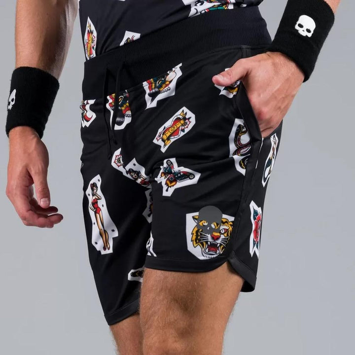 Short Hydrogen Tattoo Tech Negro - Tennis Boutique México