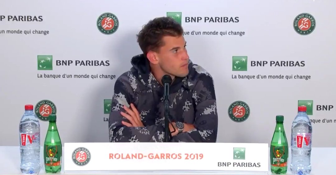 Serena desaloja a Thiem en plena conferencia y provoca su enojo - Tennis Boutique México