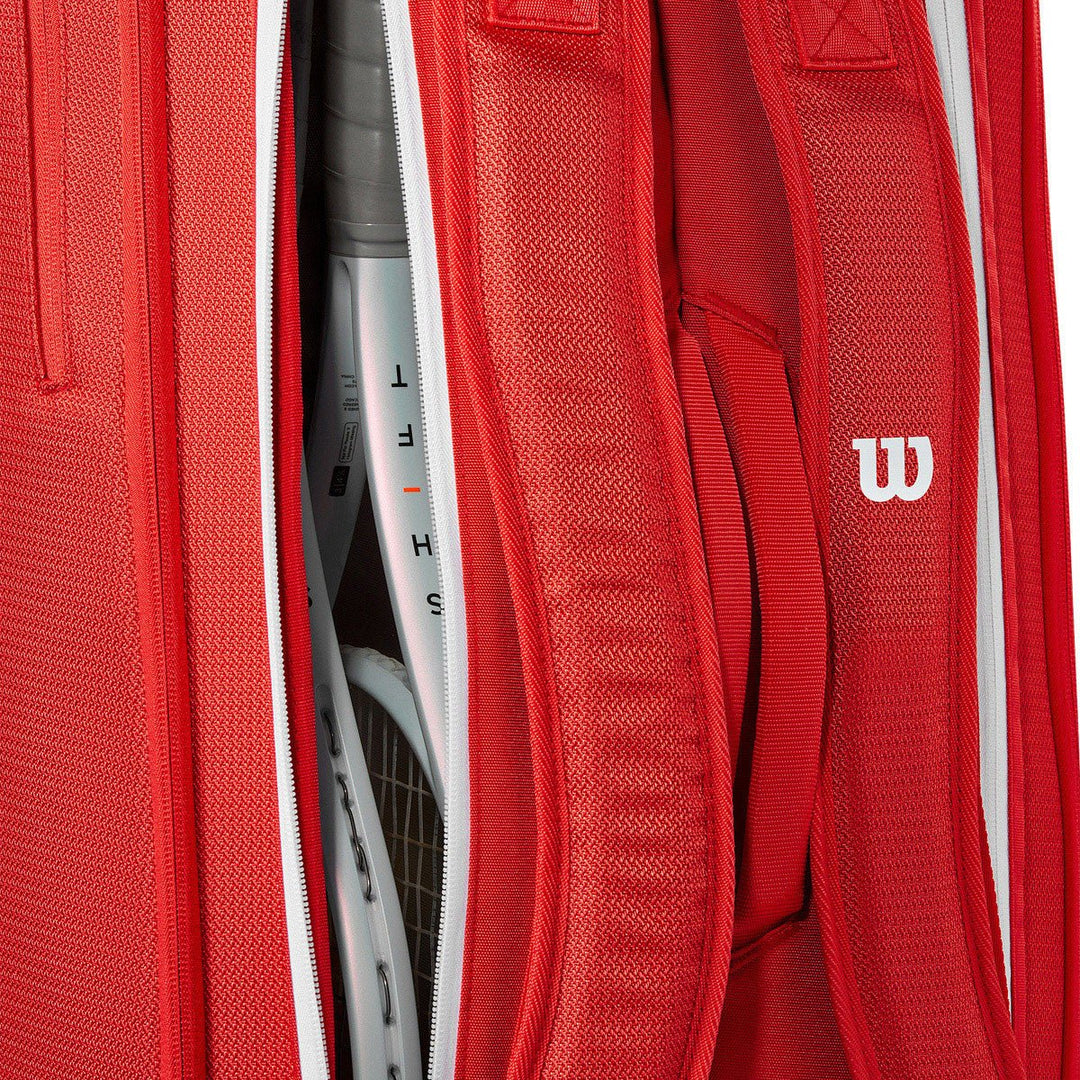 Maleta Wilson Super Tour Rojo 9R - Tennis Boutique México