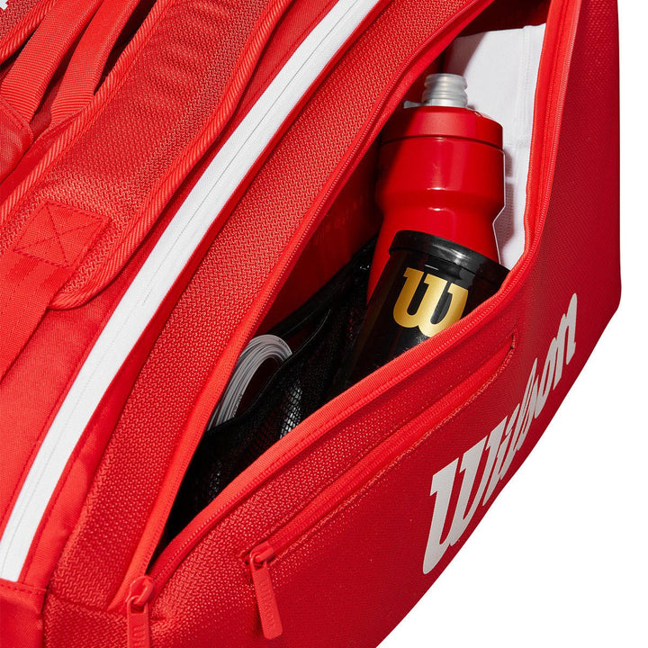 Maleta Wilson Super Tour Rojo 9R - Tennis Boutique México