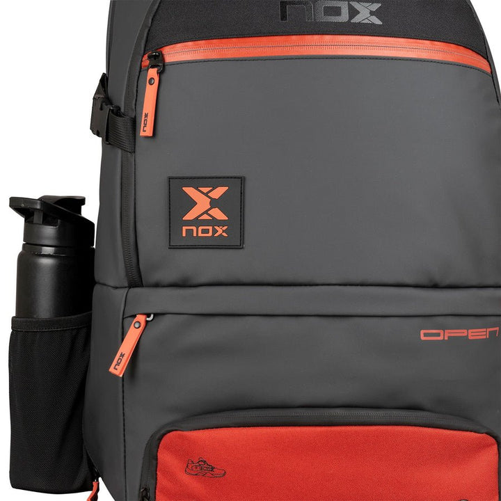 MOCHILA NOX OPEN SERIES BLACK/RED - Tennis Boutique México