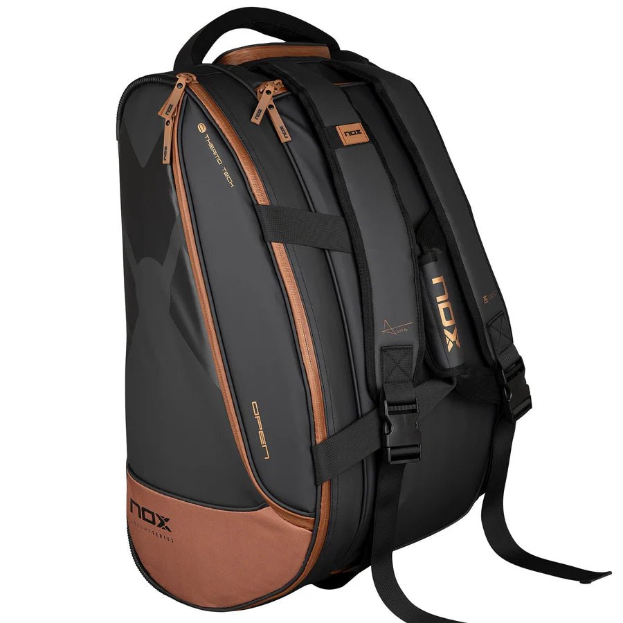 PALETERO LUXURY OPEN SERIES NEGRO/MARRON - Tennis Boutique México