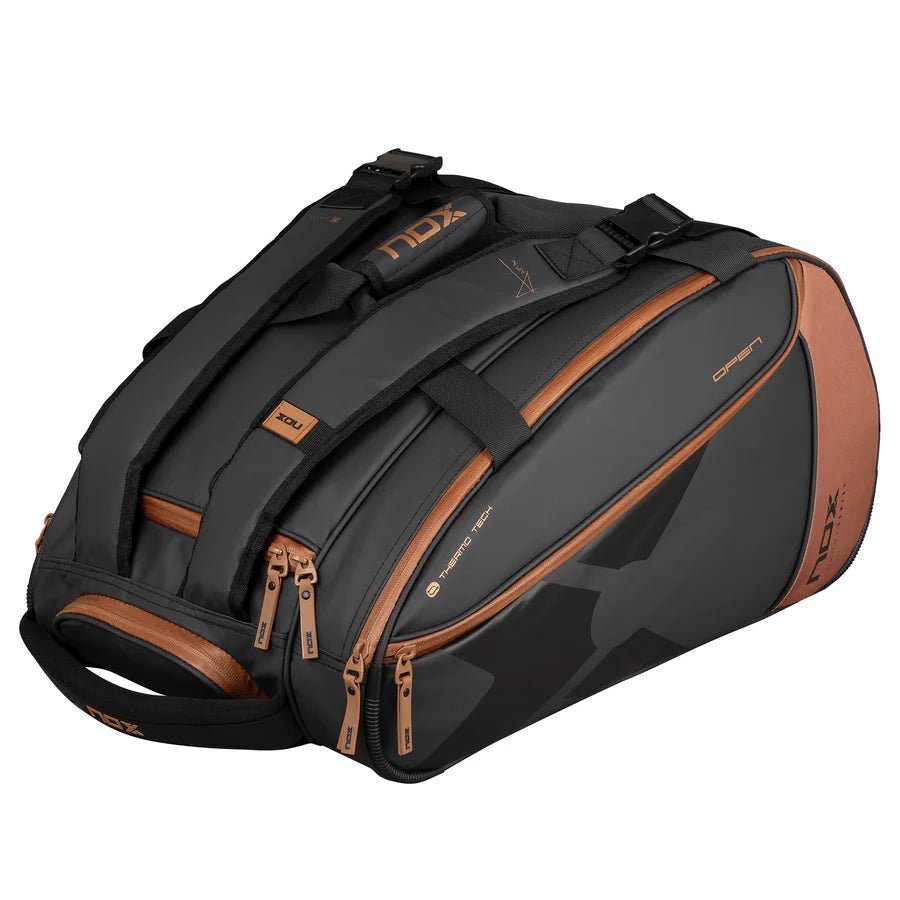 PALETERO LUXURY OPEN SERIES NEGRO/MARRON - Tennis Boutique México
