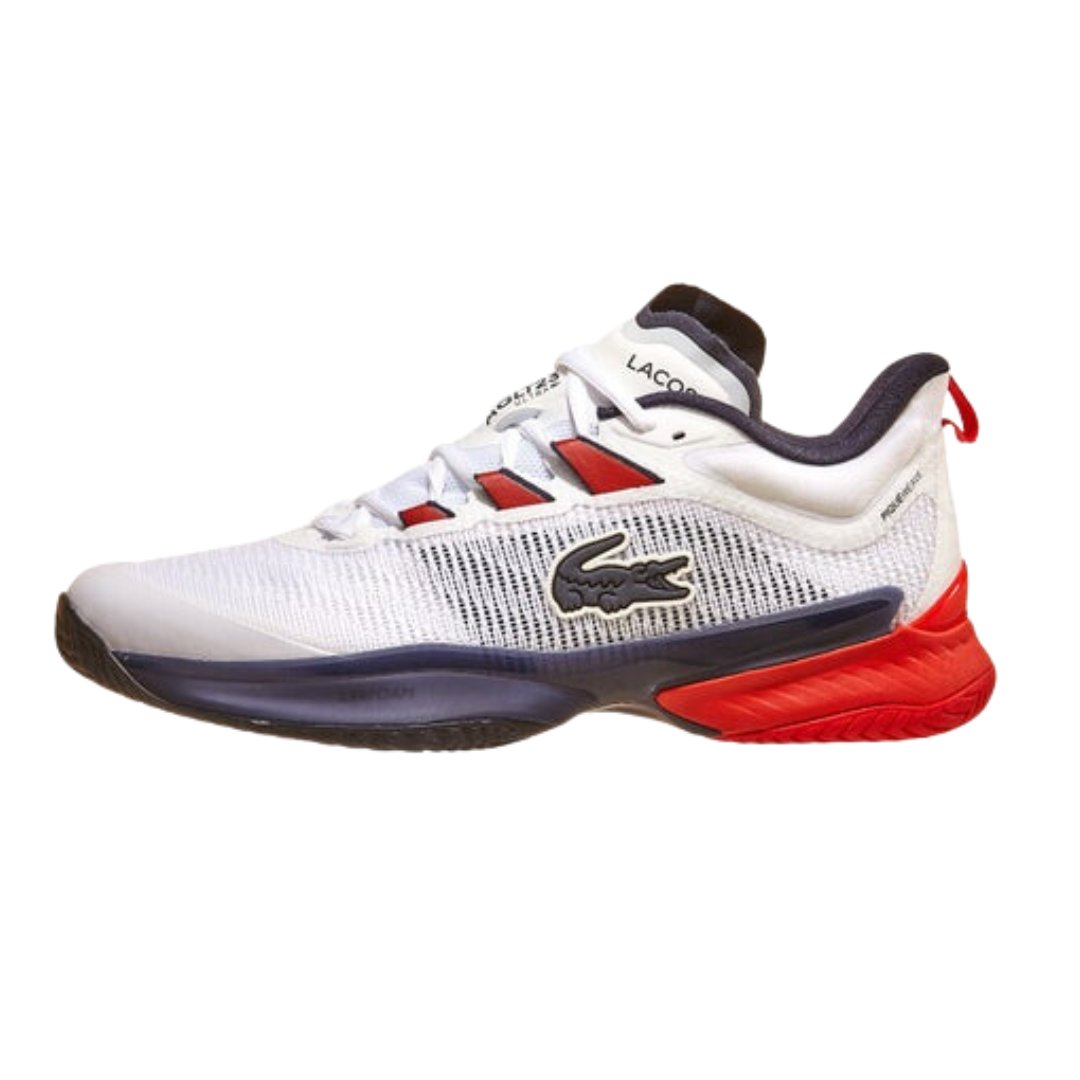 LACOSTE AG-LT23 ULTRA BLANCO/ROJO - Tennis Boutique México