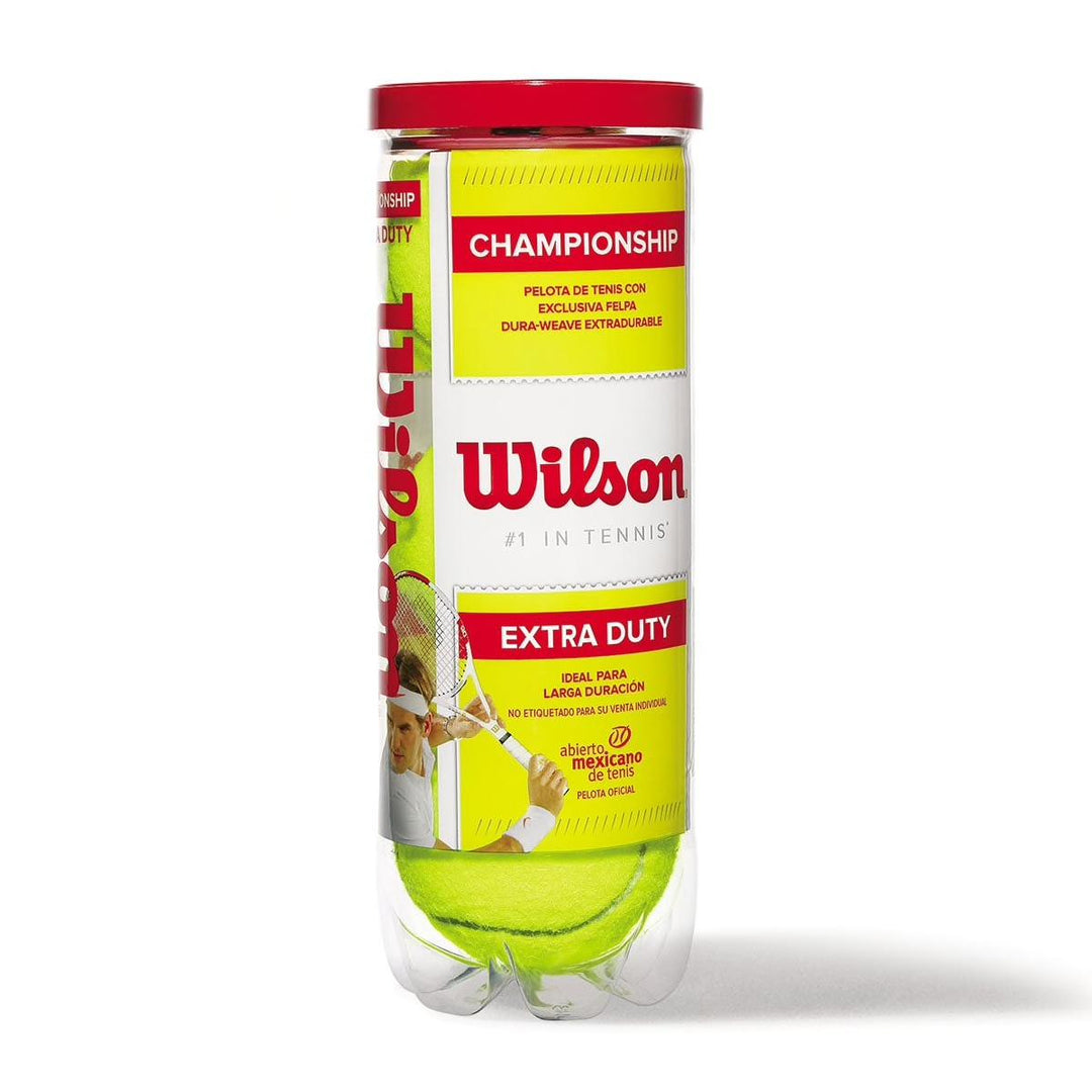 Pelotas de Tenis Wilson Championship Presurizadas - Tennis Boutique México