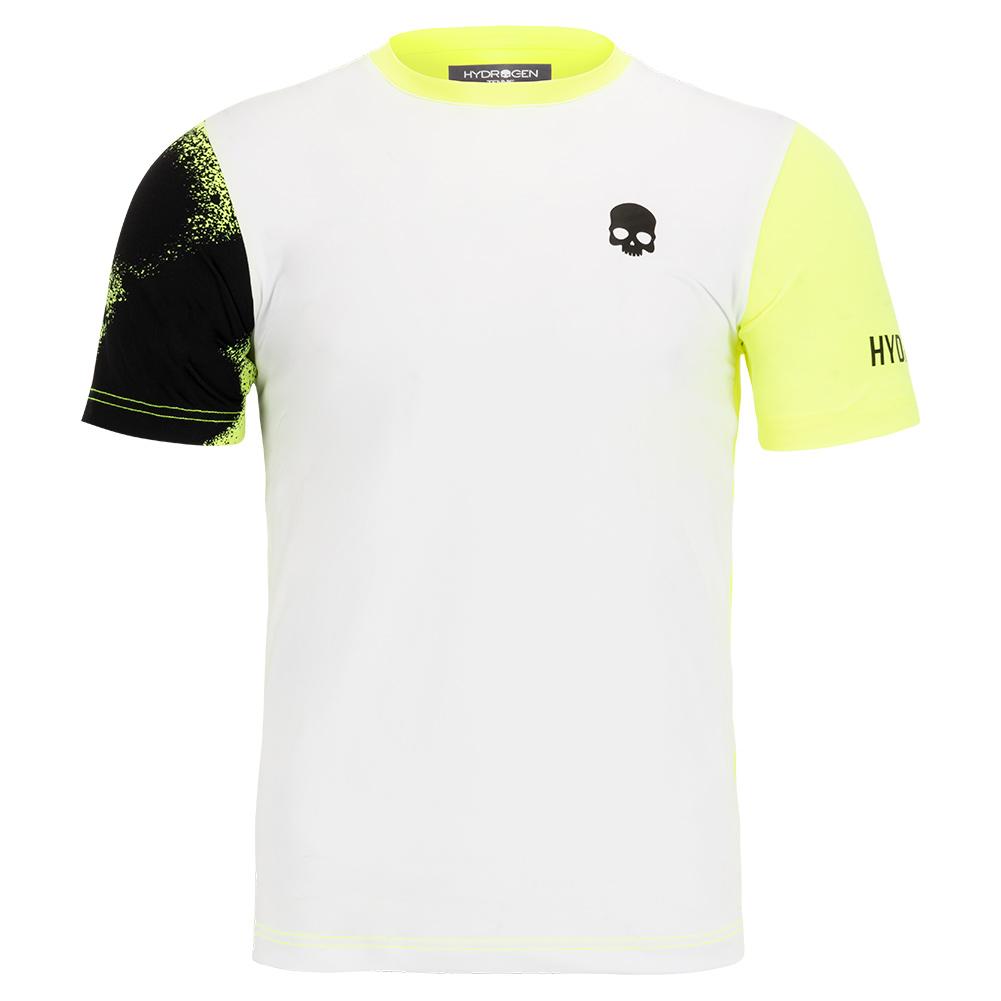 Playera Hydrogen Bicolor Spray Tech Amarillo - Tennis Boutique México