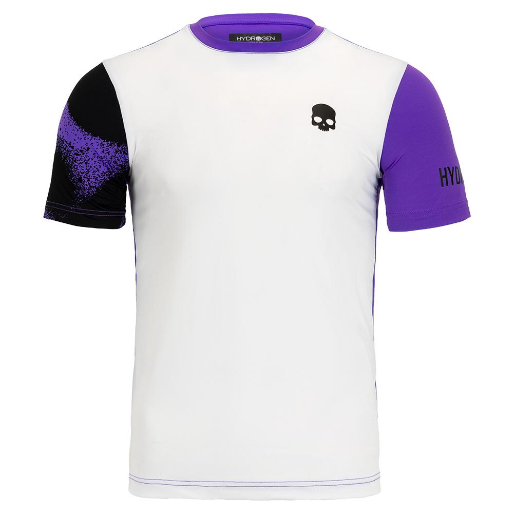 Playera Hydrogen Bicolor Spray Tech Morado - Tennis Boutique México