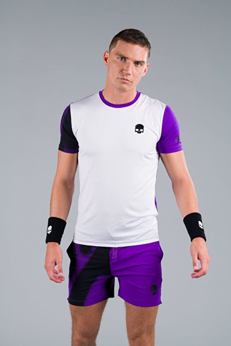 Playera Hydrogen Bicolor Spray Tech Morado - Tennis Boutique México