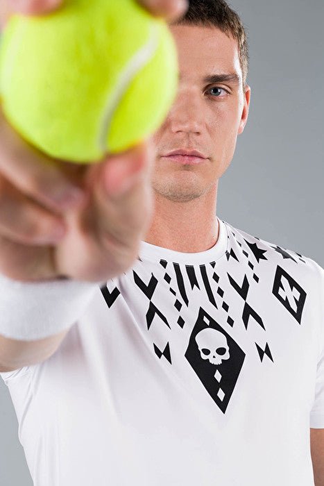 Playera Hydrogen Tribal Blanco - Tennis Boutique México